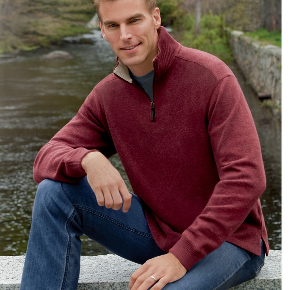 jos a bank quarter zip